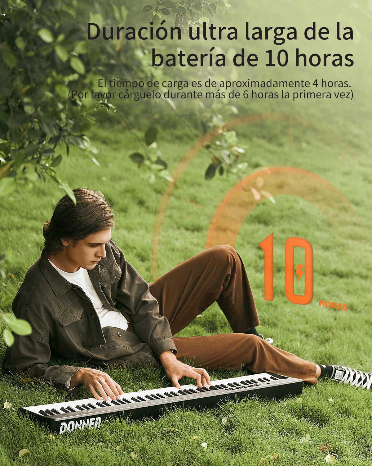 Donner DP-10 Piano digital plegable de 88 teclas