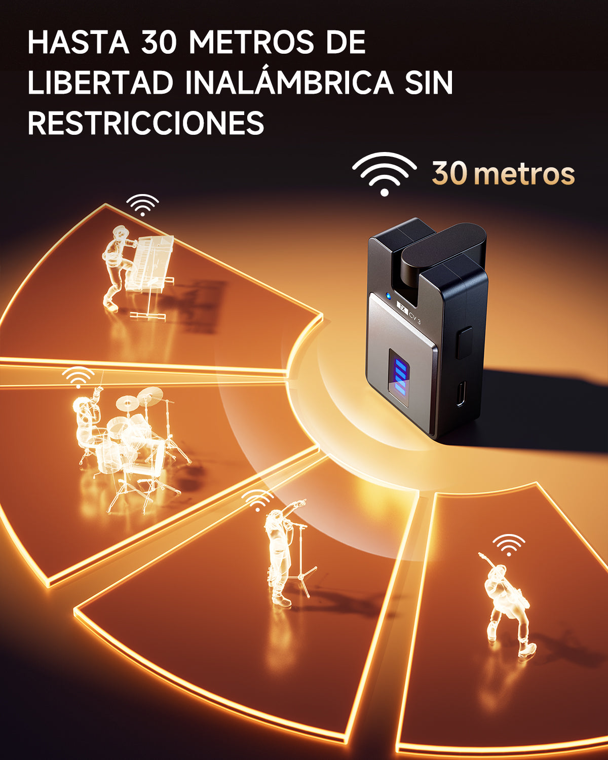 Donner CV-3 Sistema de monitoreo in-ear inalámbrico