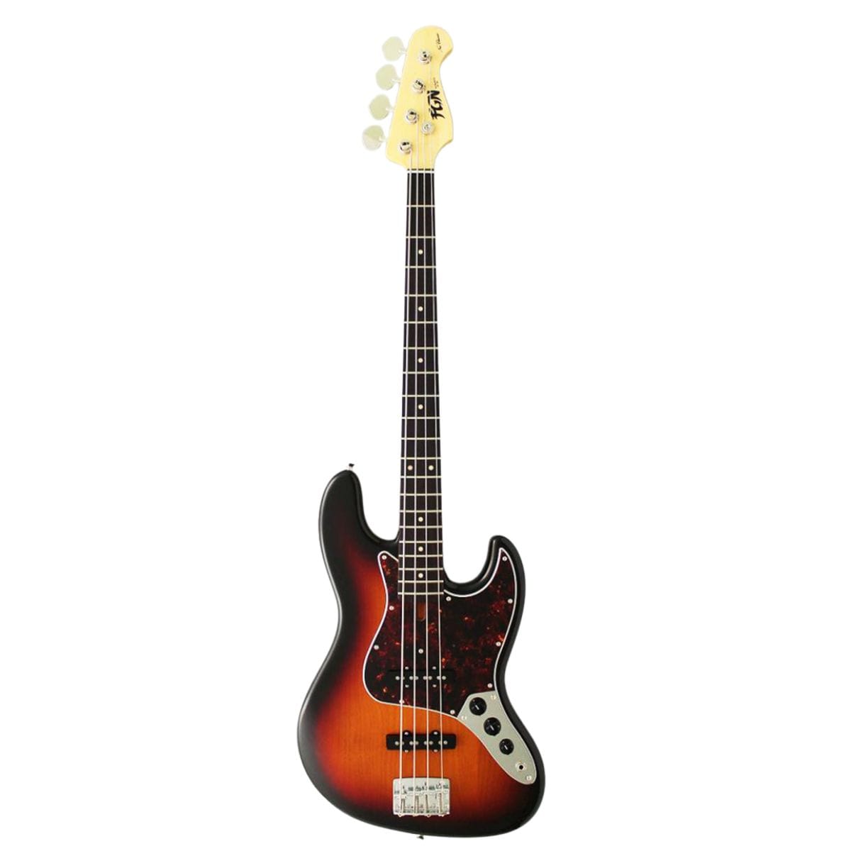 Fgn® Neo Classic Njb100ral Bajo Eléctrico Funda | 3tone Sunburst