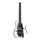 Donner HUSH X PRO Guitarra eléctrica de viaje Midnight Glow