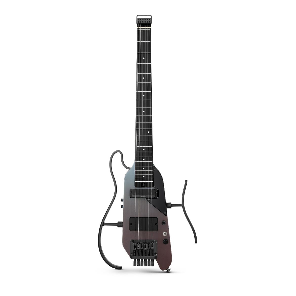 Donner HUSH X PRO Guitarra eléctrica de viaje Midnight Glow