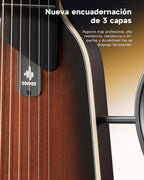 Donner HUSH I Evo2 Guitarra silenciosa de viaje EC7487
