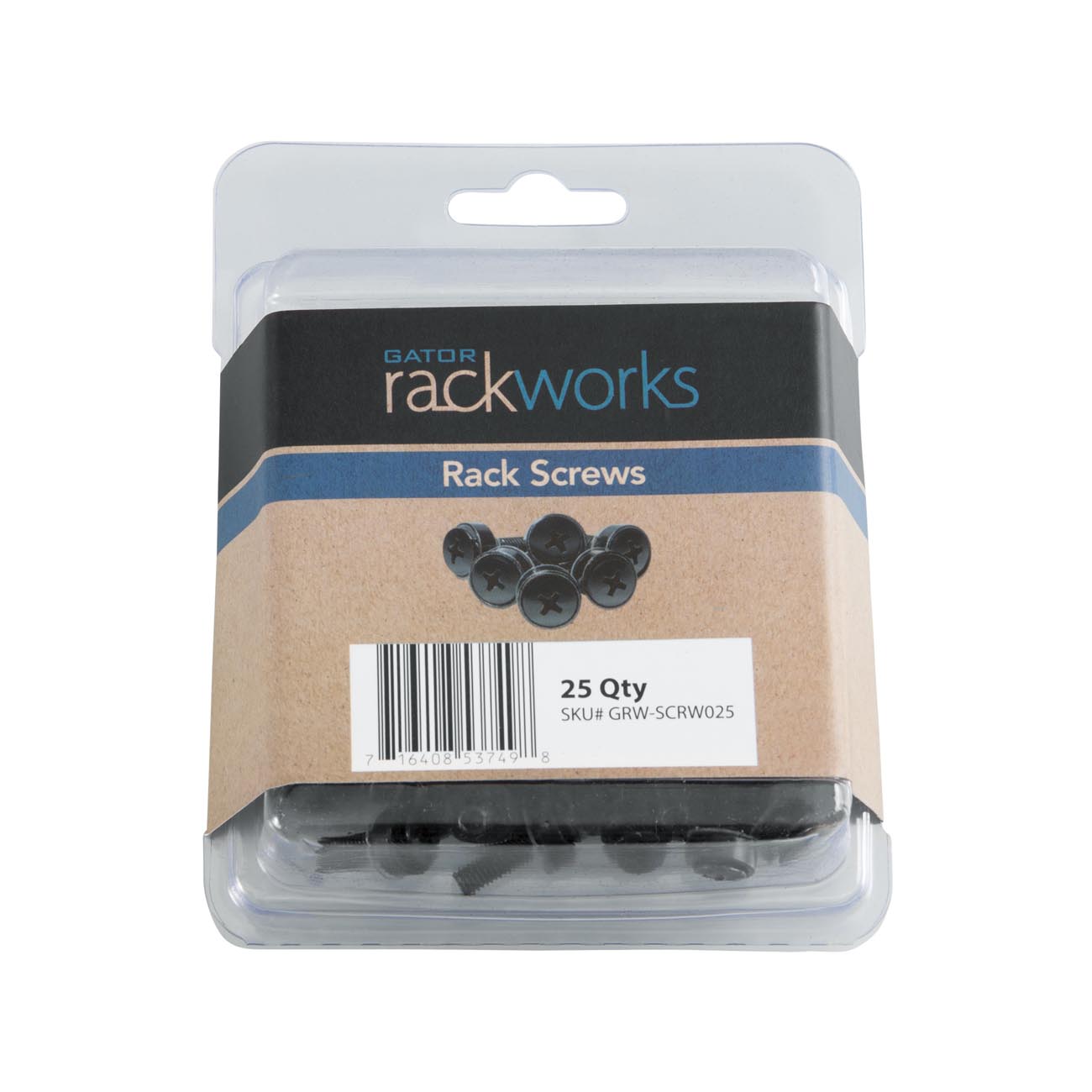 Gator Framework GRW-SCRW025 Set tornillos para rack
