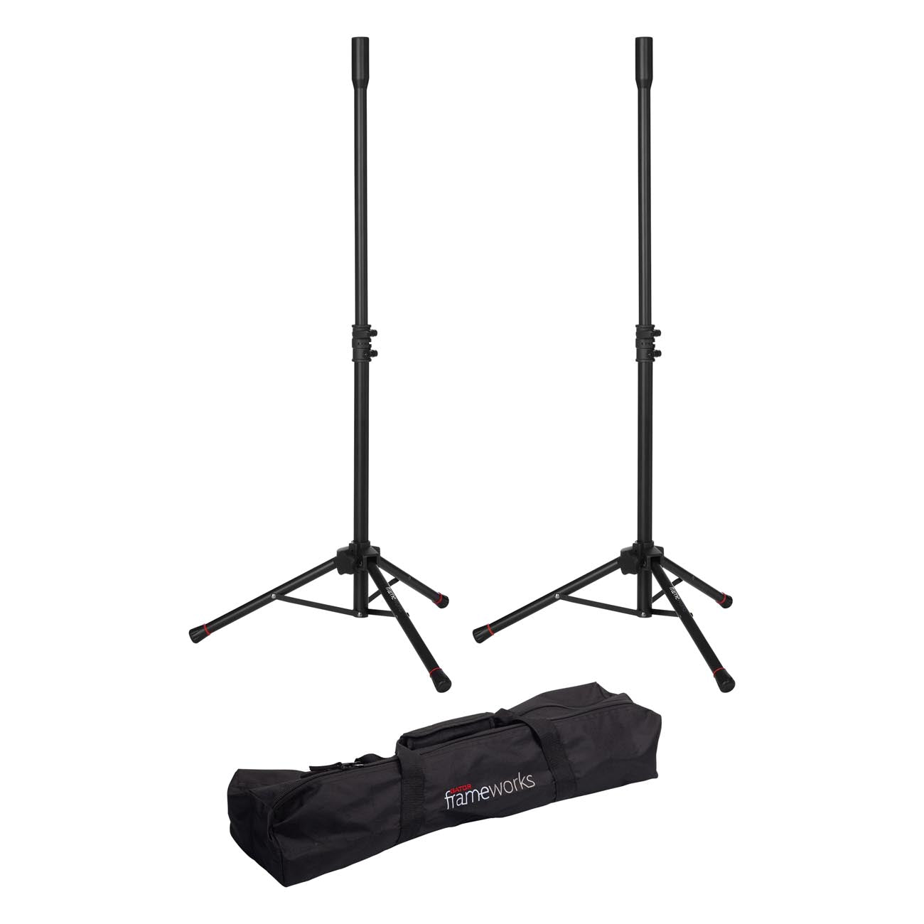 Gator GFWSPK0250SET Set Mini Atriles parlante con funda (par)