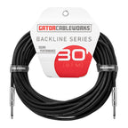 Gator Cableworks GCWB-INS-30 Backline Series 9mts Instrumento
