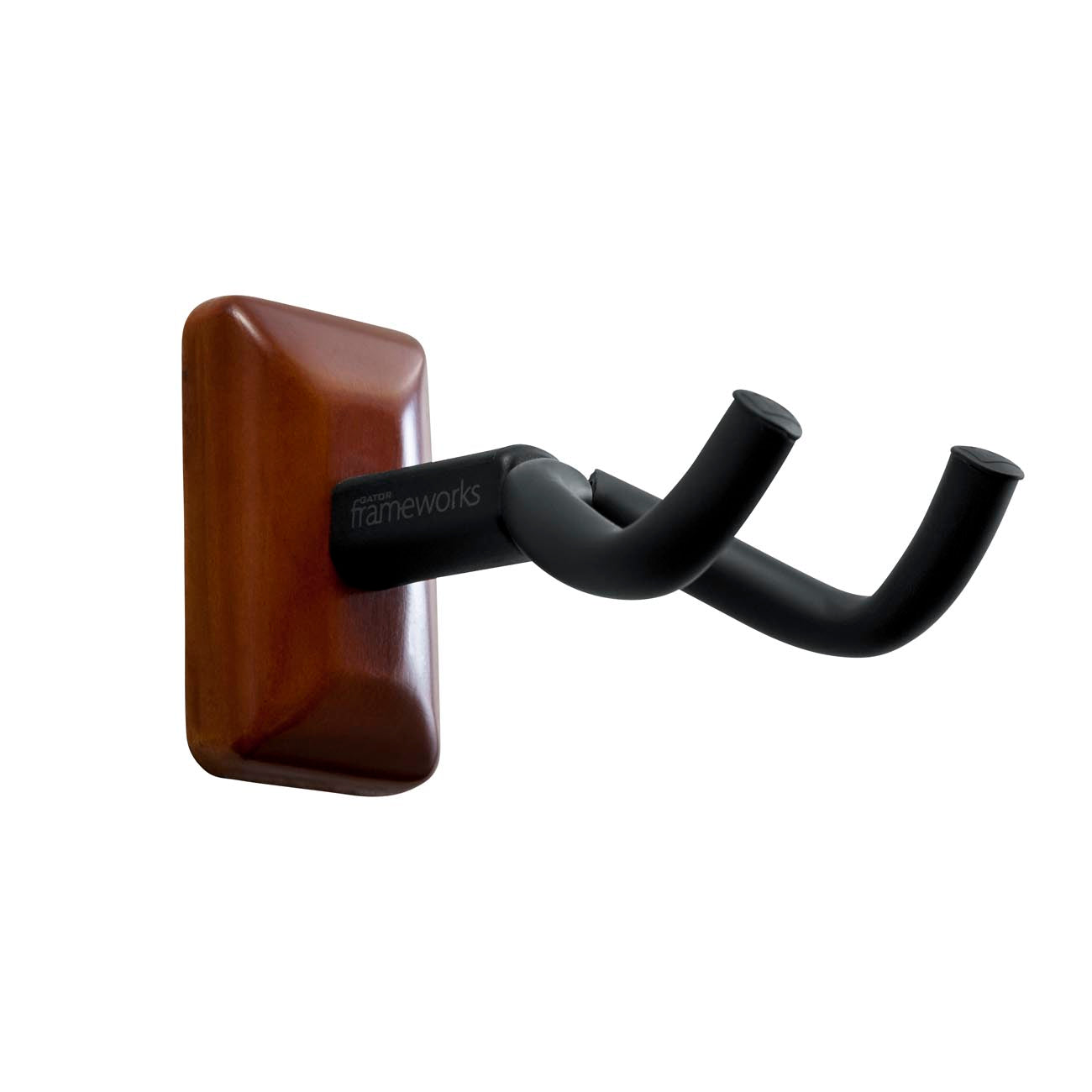 Gator Frameworks GFW-GTR-HNGRMHG colgador de guitarra para pared Mahogany