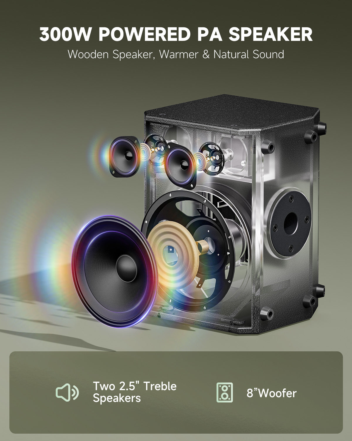 Donner MT-1 Parlante portátil de 8 pulgadas con Bluetooth