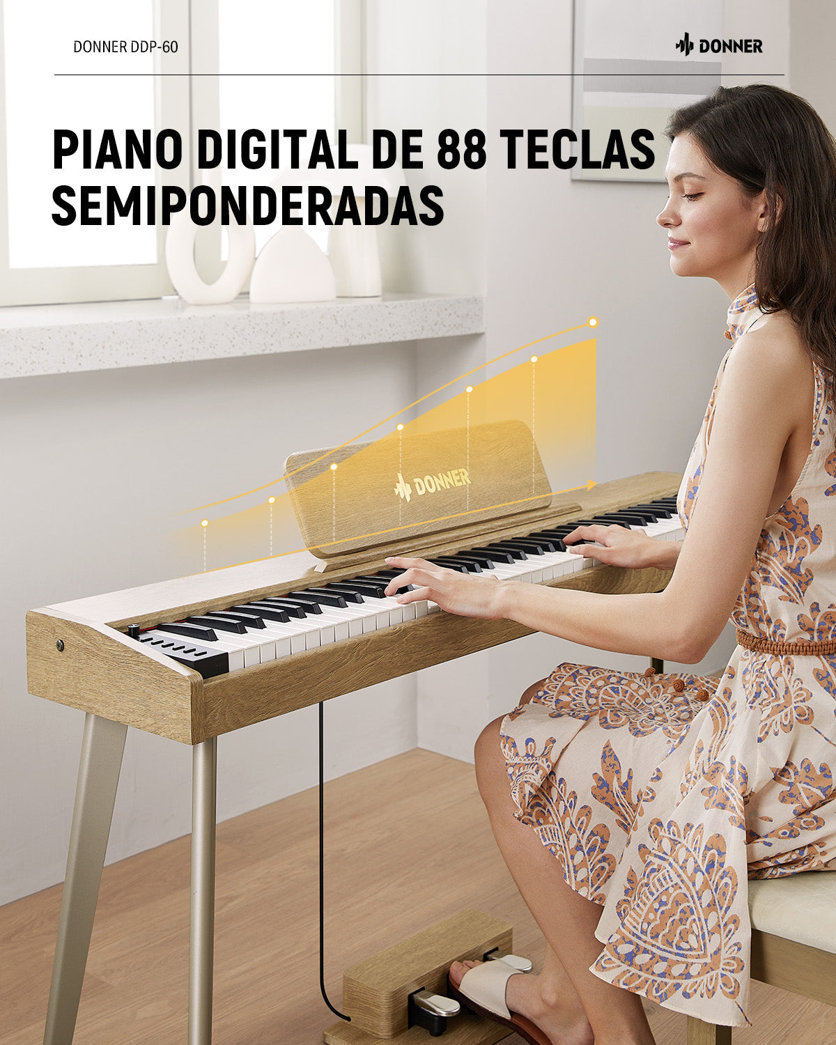 Donner DDP-60 Piano digital de 88 teclas EC6787