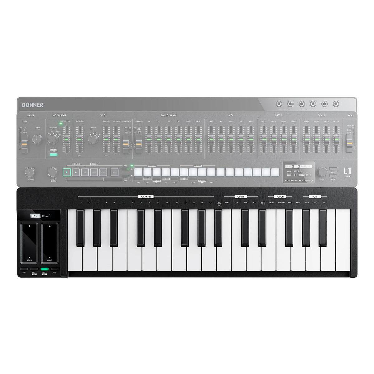 Donner KB-32M Teclado MIDI de 32 teclas