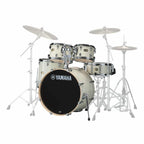 Set Bateria Stage Custom Birch con bombo 22" Classic White - Yamaha