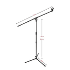 Hebikuo Atril De Micrófono Con Boom M323