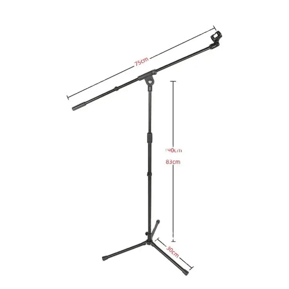 Hebikuo Atril De Micrófono Con Boom M323
