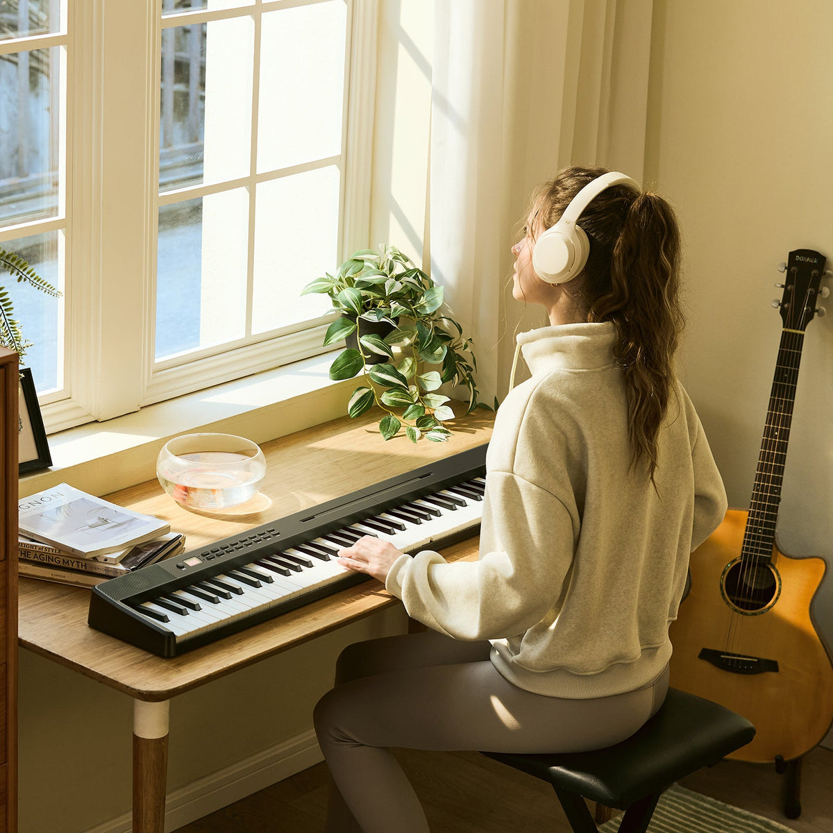 Donner DP-10 Piano digital plegable de 88 teclas