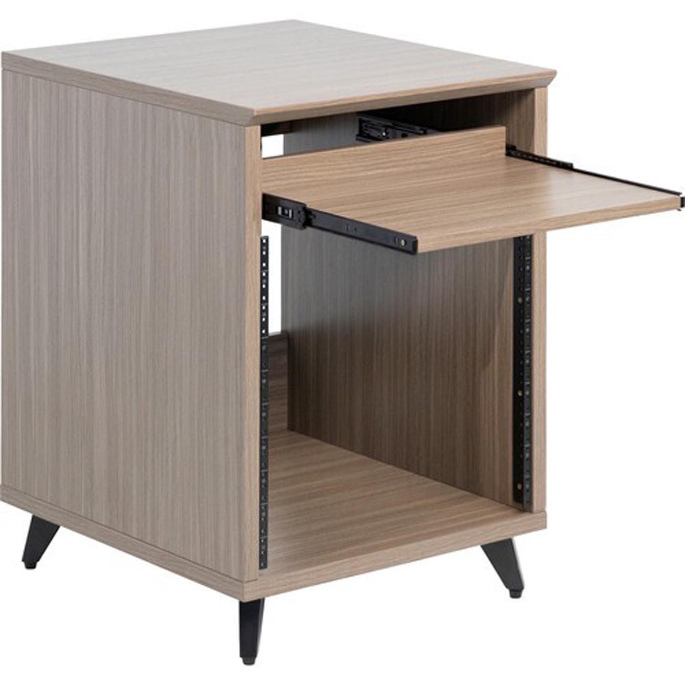 Gator Frameworks GFW-ELITEDESKRK-GRY rack madera premium 10U
