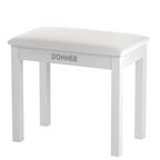 Donner DKB-10 Banqueta de piano blanca