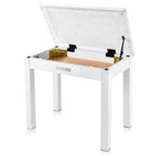 Donner DKB-10 Banqueta de piano blanca