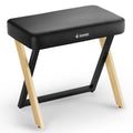 Donner S300 Banco de piano acolchado de madera clara