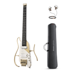 Donner HUSH X PRO Guitarra eléctrica de viaje White-Luxe