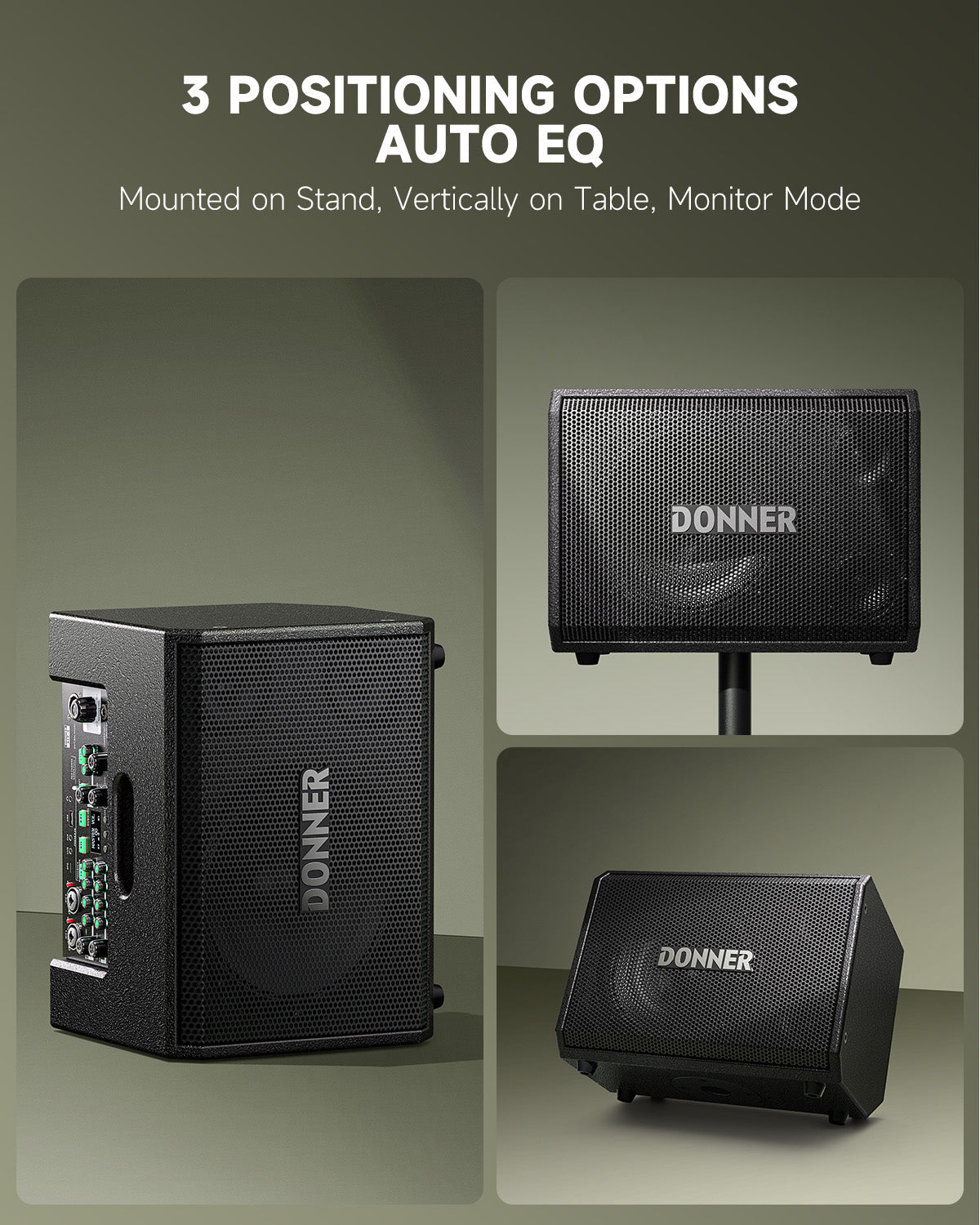 Donner MT-1 Parlante portátil de 8 pulgadas con Bluetooth