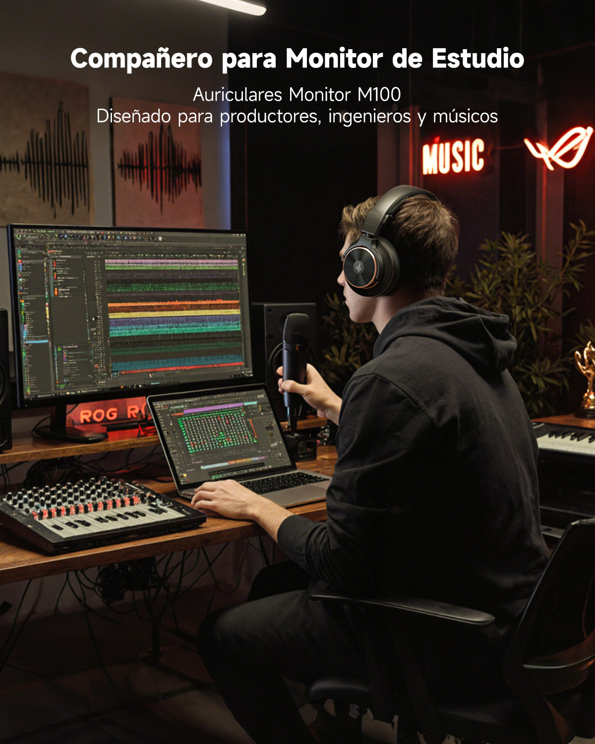 Donner M100 Audífonos de monitoreo cerrados