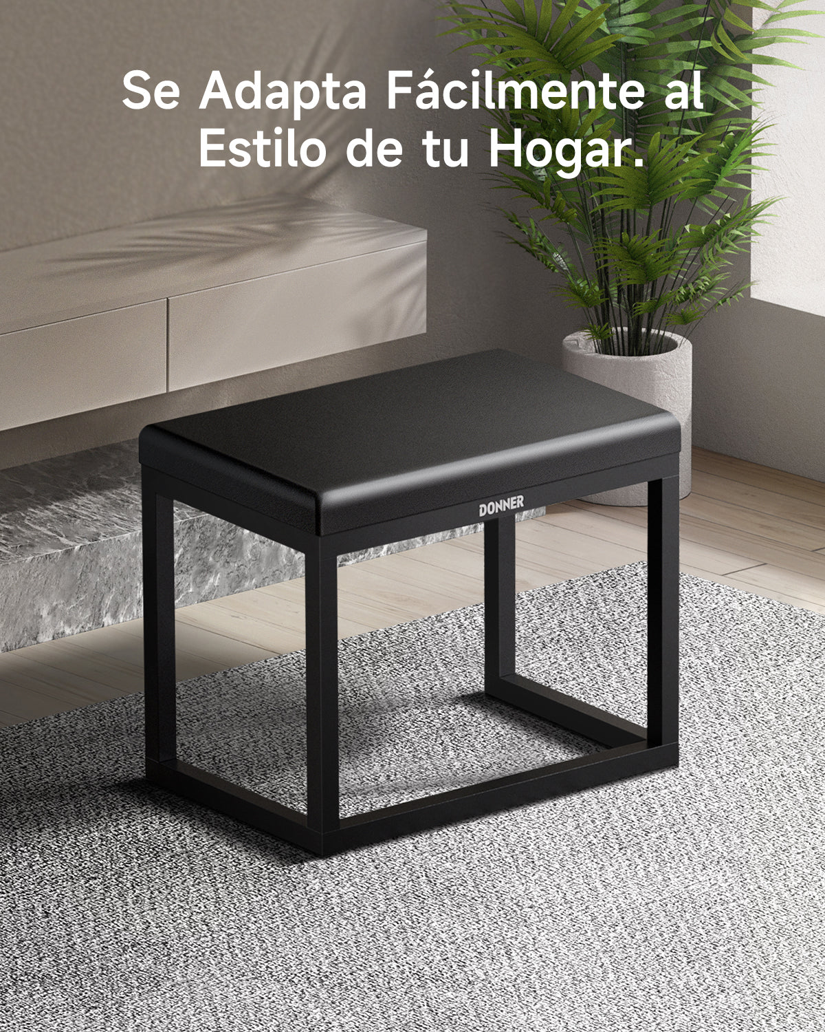 Donner S200 Banco de piano con estructura metálica