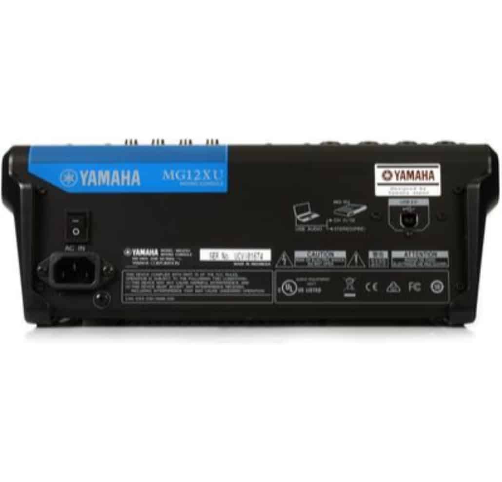 Mixer análogo de 12 canales con efectos y USB MG12XU - Yamaha