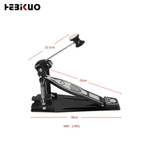 Hebikuo Pedal De Bombo Simple Para Batería G610