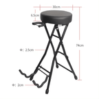 Hebikuo Sillín Con Soporte Para Guitarra Ma81