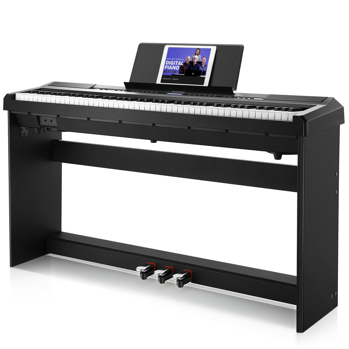 Donner DEP-20 Piano digital vertical de 88 teclas con pedal triple