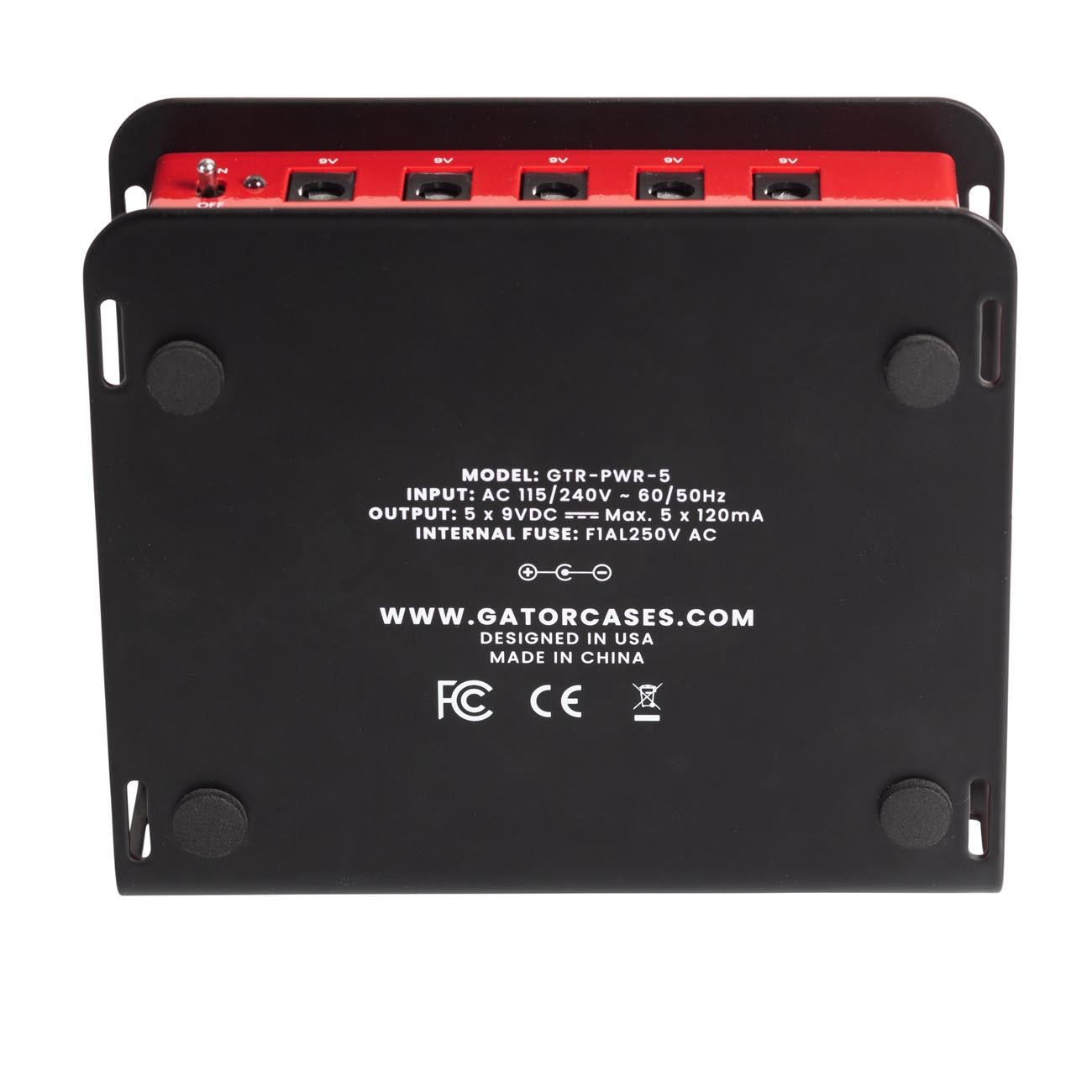 Gator GTR-PWR-5 Fuente de alimentación para pedalera con 5 salidas aisladas