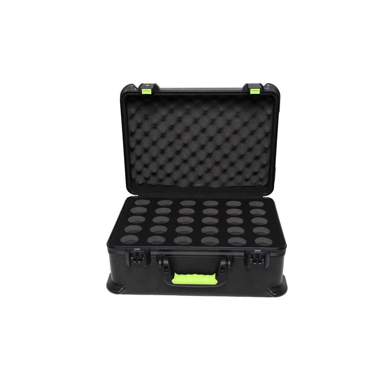Gator SH-MICCASE30 Estuche moldeado con soportes para 30 micrófonos con cable TSA