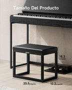 Donner S200 Banco de piano con estructura metálica