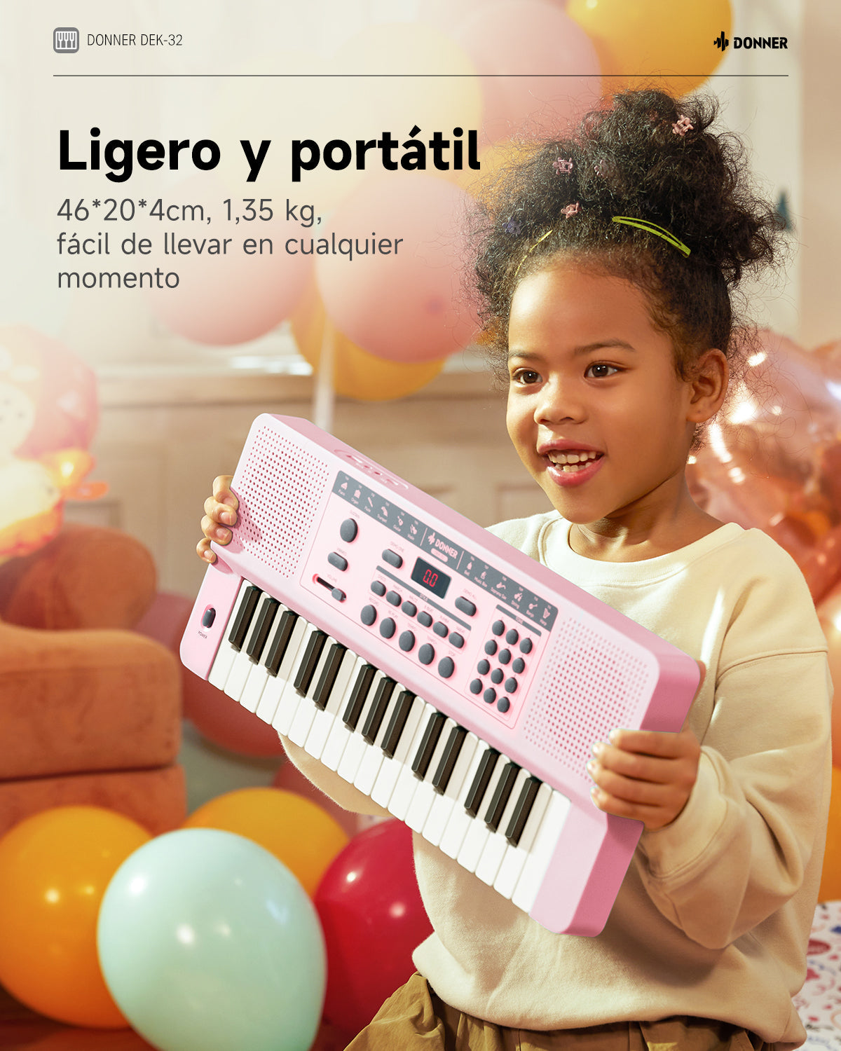 Donner DEK-32 Teclado electrónico de 32 mini teclas EC7498