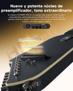 Donner HUSH I Evo2 Guitarra silenciosa de viaje EC7489