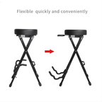 Hebikuo Sillín Con Soporte Para Guitarra Ma81