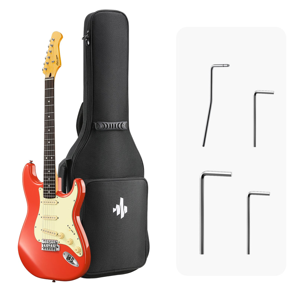 Donner DST-600 Guitarra eléctrica con funda EC6800