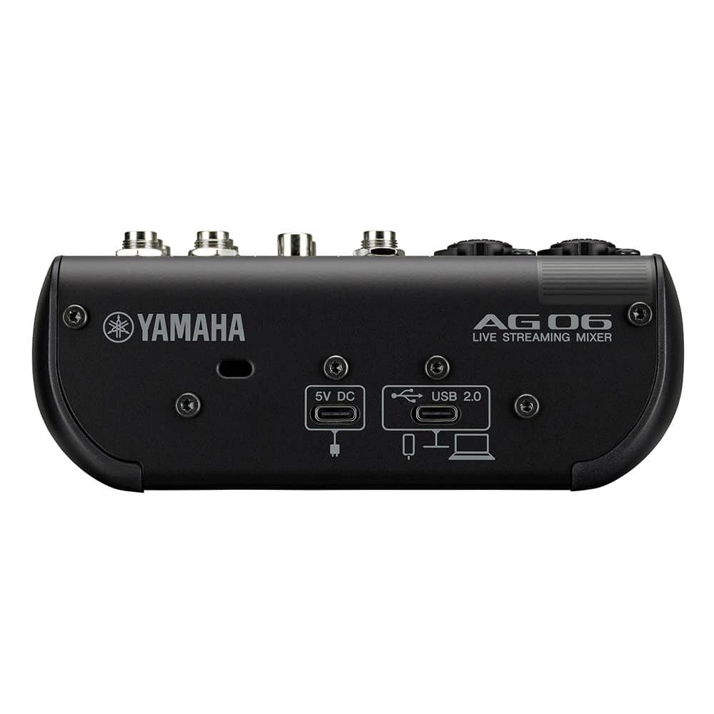 Mezclador para transmisión en vivo 6 canales AG06MK2 Black - Yamaha