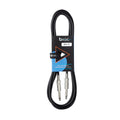 Bespeco BS300 Cable de Instrumento TS 6,3 mm a TS 6,3 mm 3 m