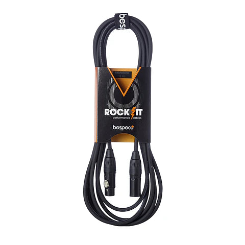 Bespeco RKMB600 Rock-It Cable de Micrófono XLR Macho a XLR Hembra 6 m