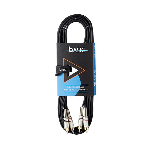 Bespeco BS2R300 Cable 2 RCA a 2 RCA 3 m
