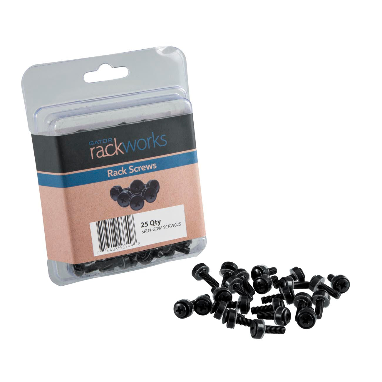 Gator Framework GRW-SCRW025 Set tornillos para rack