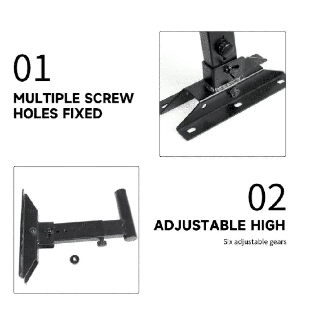 Hebikuo Atril De Pared Para Parlantes (Par)