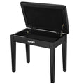 Donner DKB-10 Banqueta de piano negra con almacenamiento