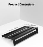 Donner DB-3 Pedalboard de aluminio de 45 × 30 cm