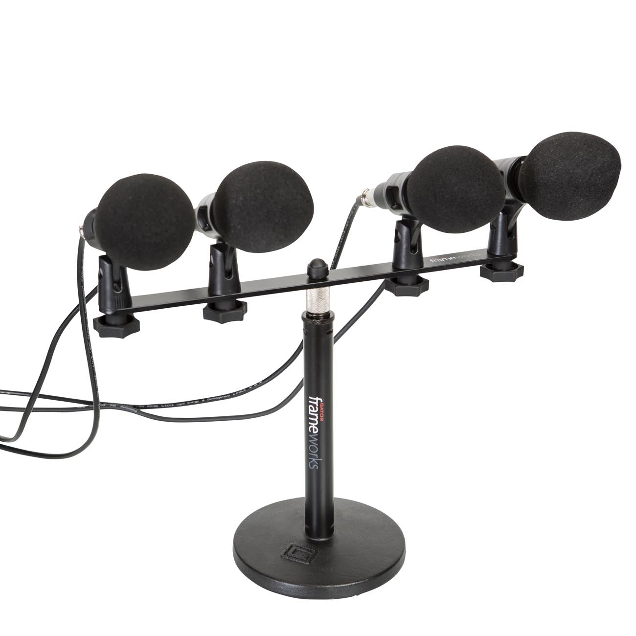 Gator GFWMIC1T04 Barra montaje 4 microfonos