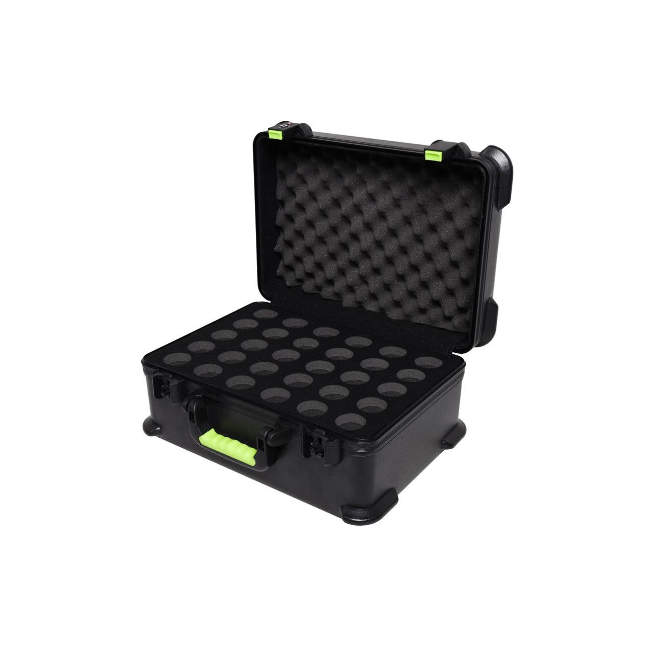 Gator SH-MICCASE30 Estuche moldeado con soportes para 30 micrófonos con cable TSA