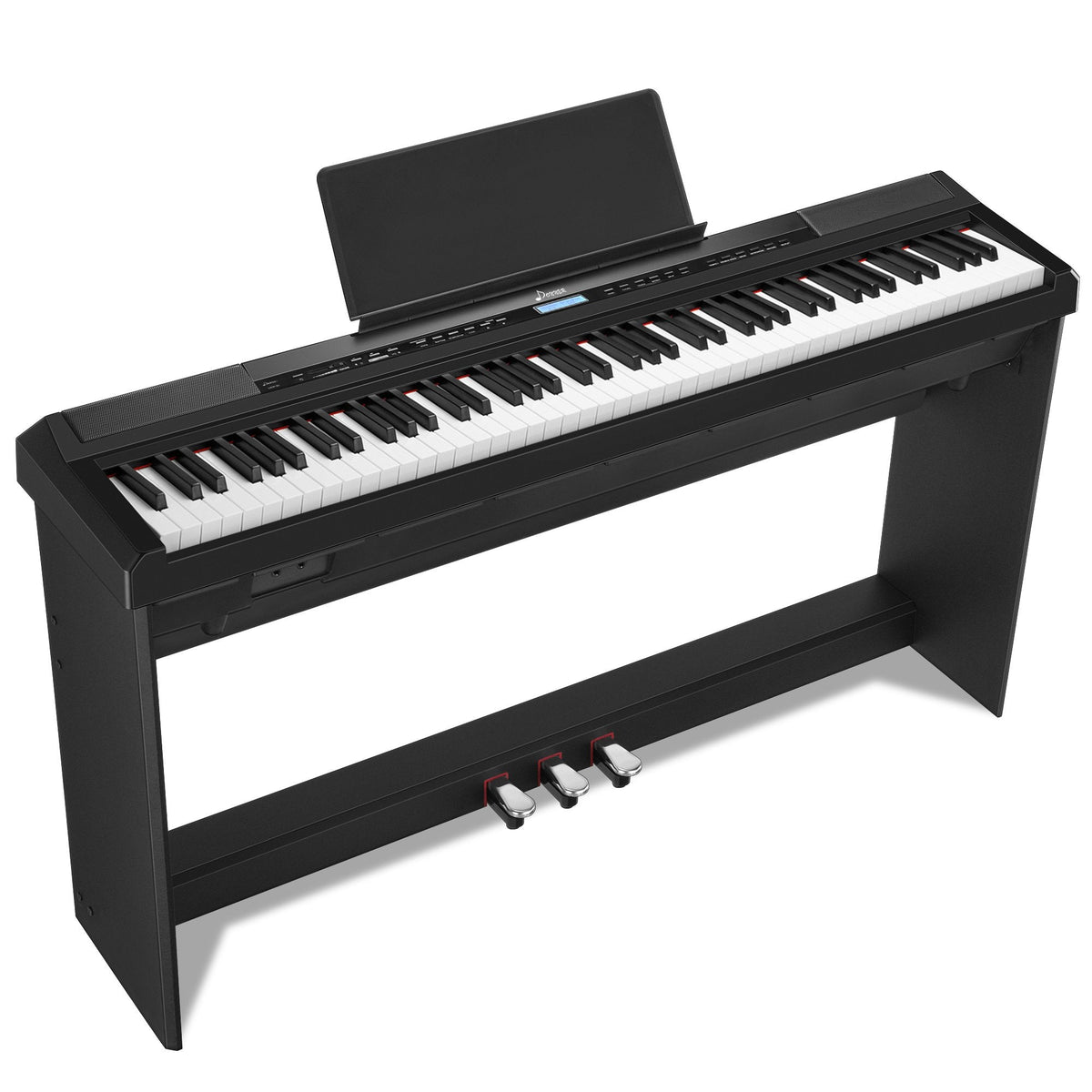 Donner DEP-20 Piano digital vertical de 88 teclas con pedal triple