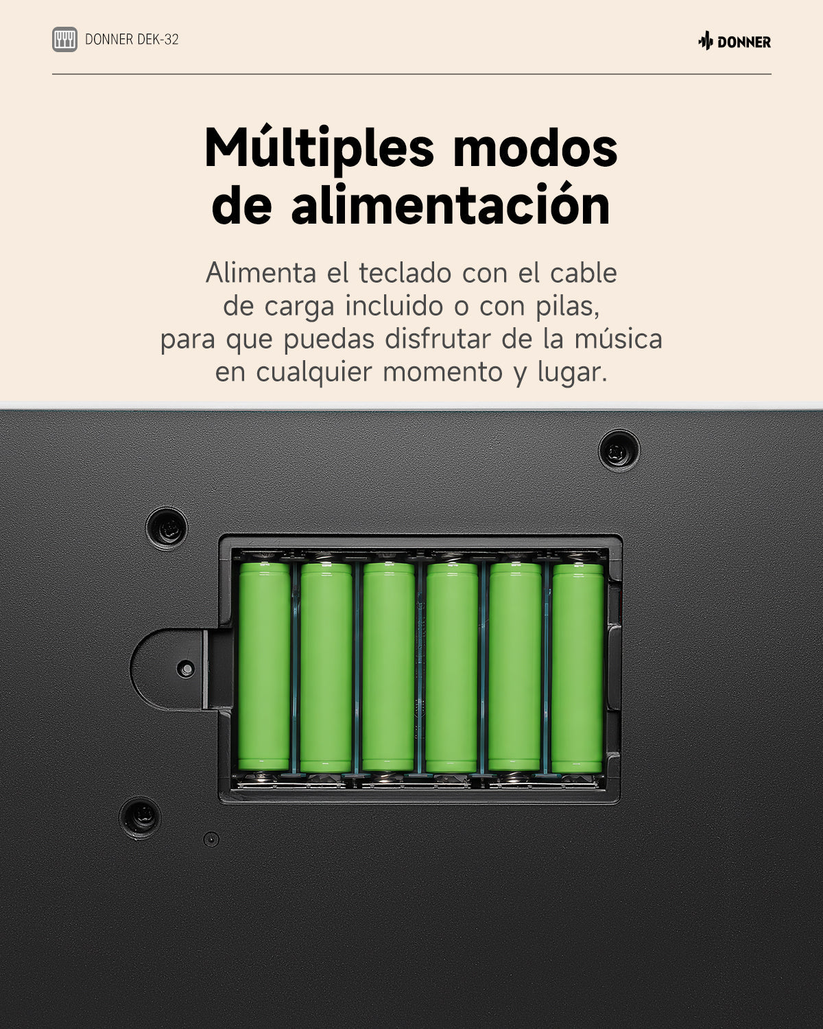 Donner DEK-32 Teclado electrónico de 32 mini teclas EC7497