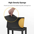 Donner DKB-10 Banqueta de piano negra con almacenamiento