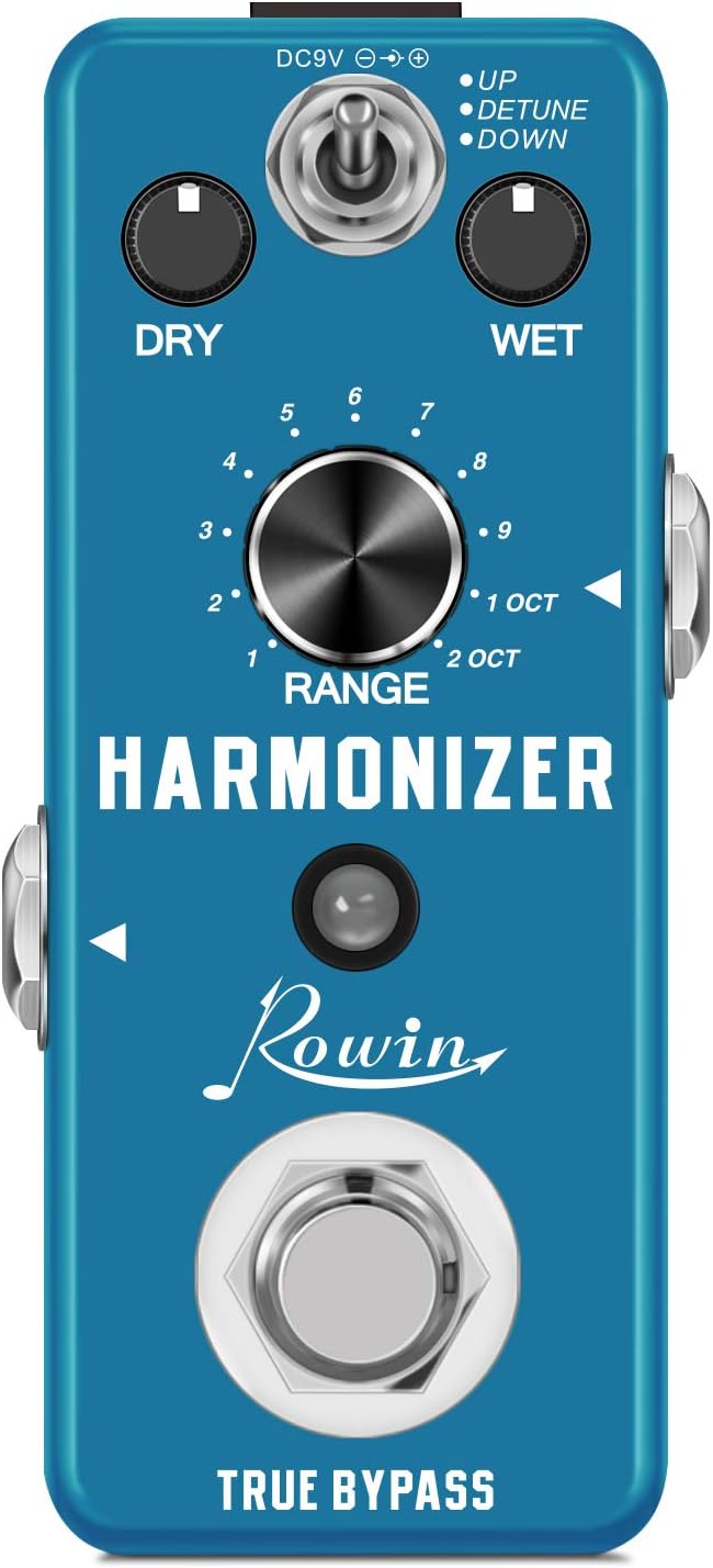 Rowin Harmonizer - Pedal de guitarra digital polifónico True Bypass LEF-3807